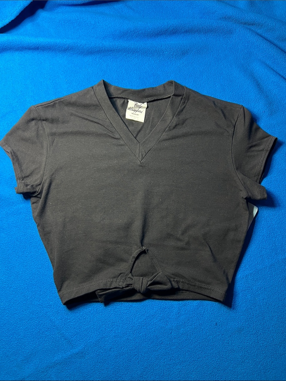 Body Wrappers Cropped Y2K Baby Tee M NWT. CUTE AF
